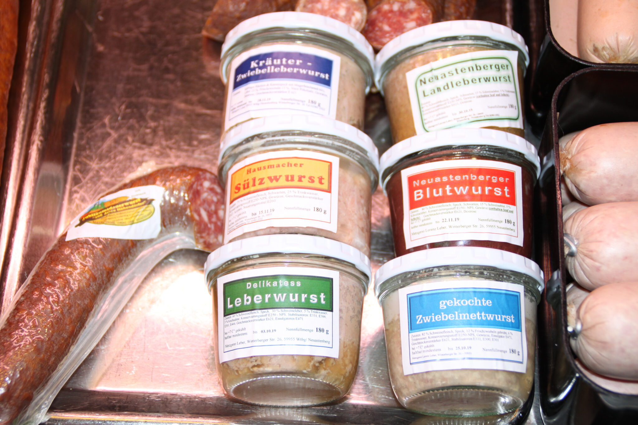 Wurst im Glas - Metzgerei Leber Wurst im Glas - Metzgerei Leber